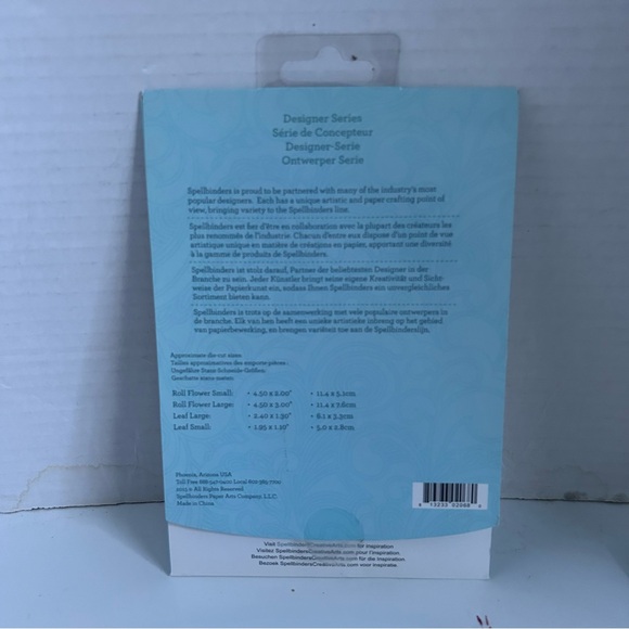 Spellbinders Loop Roll Flowers & Leaves Die-Cut 4 pcs - Picture 7 of 7